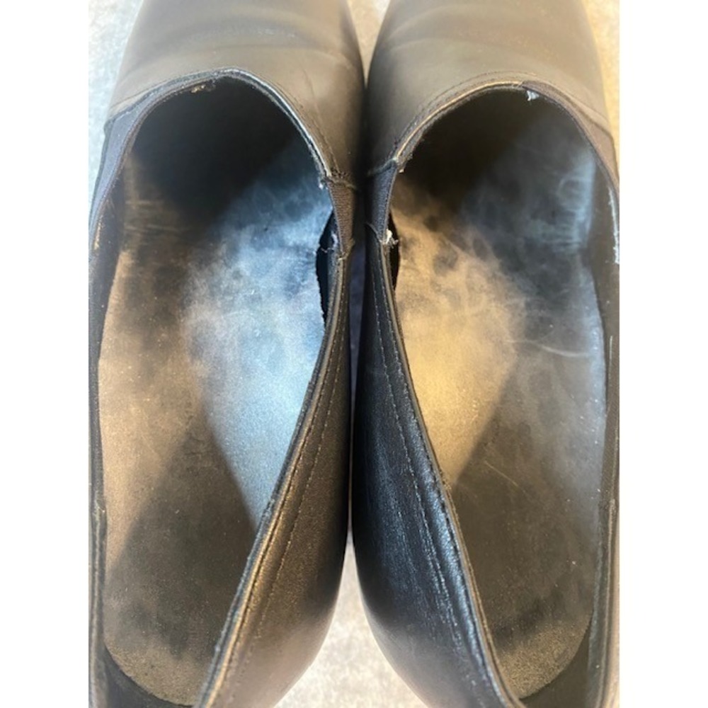 Vionic Sumner Women's Black Leather Wedge slip on Heel Shoes Size 8.5‎ - Picture 6 of 8